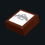 BrudTiaragåvan boxas Smyckeskrin<br><div class="desc">Därför att varje brud är en princess! Original- vektorkonsttiara - känselförnimmelsen frigör för att skräddarsy!</div>