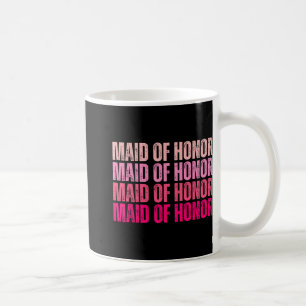 Brudtjänarbrudklan Jag Gör Besättning Rosa Sängkam Kaffemugg
