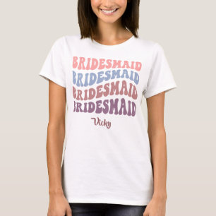 Brudtjänare - Möhippa. Redigerbart namn T Shirt