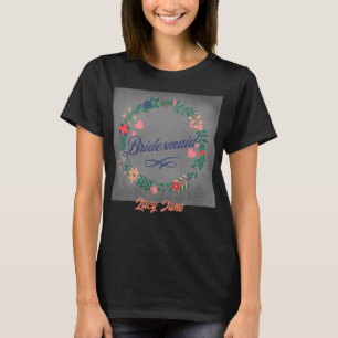 Brudtjänare. Redigerbart namn. T Shirt