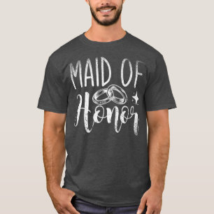 Brudtjänare Sjungfru Hen Party Bröllop Kvinnor Bru T Shirt