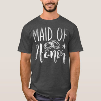 Brudtjänare Sjungfru Hen Party Bröllop Kvinnor Bru T Shirt