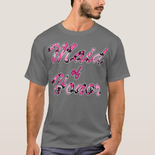 Brudtjänarlandshustru Bröllopskamouflage T Shirt
