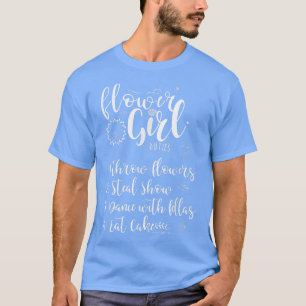 Brudtjänst Blomsterflickor Mottagning T Shirt