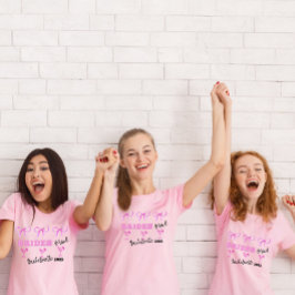 Brudtjänst Bröllop 2025 Fest T Shirt