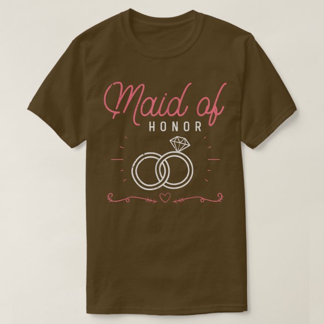Brudtjänst Bröllop Bröllopsfest Bröllop Kvinnor T Shirt (Design framsida)