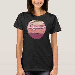 Brudtjänst Bröllop Möhippa Retro Vintage S T Shirt