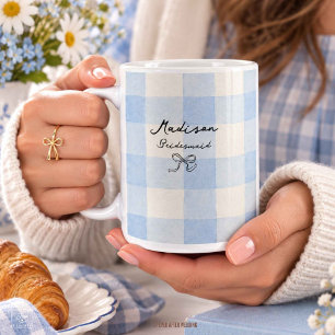 Brudtjänst Bröllopsfestgåva Brudpartsgåva Bröllop Kaffemugg