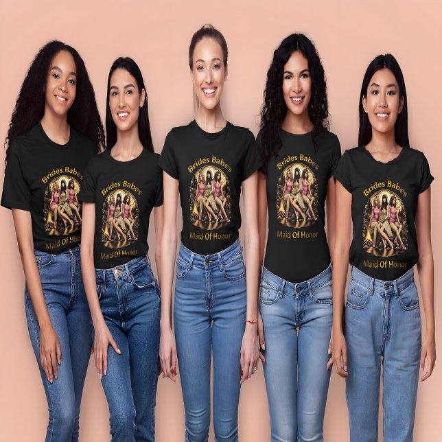 Brudtjänst Brud Pride i ett bröllopstema T Shirt (Skapare uppladdad)