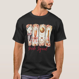 Brudtjänst Brud Sällskap Kokett Bröllop Möhippa T Shirt