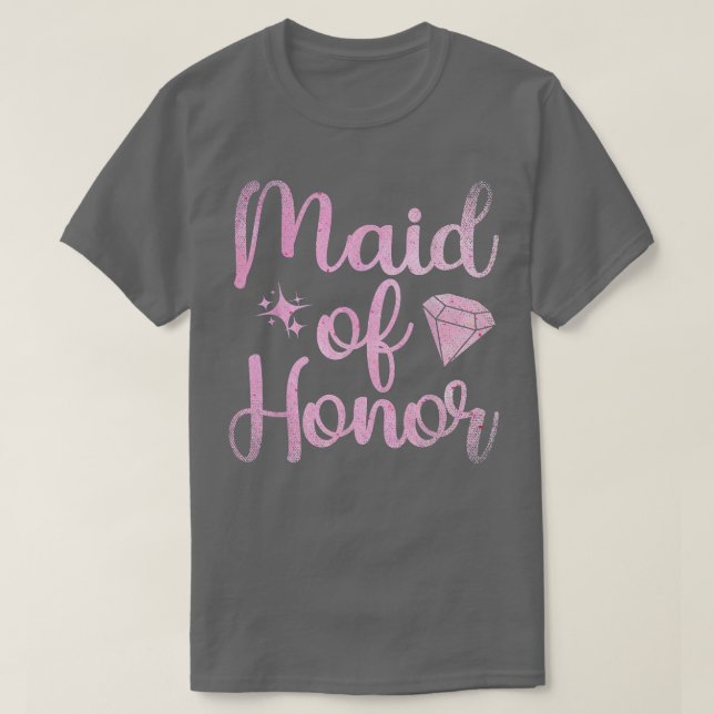 Brudtjänst Brudfest Bröllop Bröllopsfest Brud  T Shirt (Design framsida)