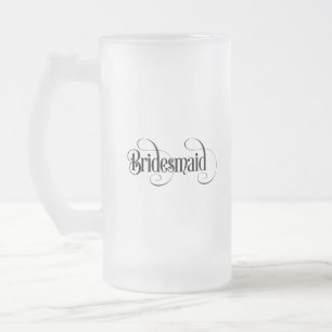 Brudtjänst Frostat Ölglas