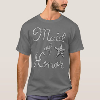 Brudtjänst Strandbröllop Sjöstjärna T Shirt