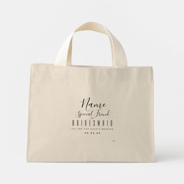 Brudtjänst Totebag - HAMbyWG Mini Tygkasse (Baksida)