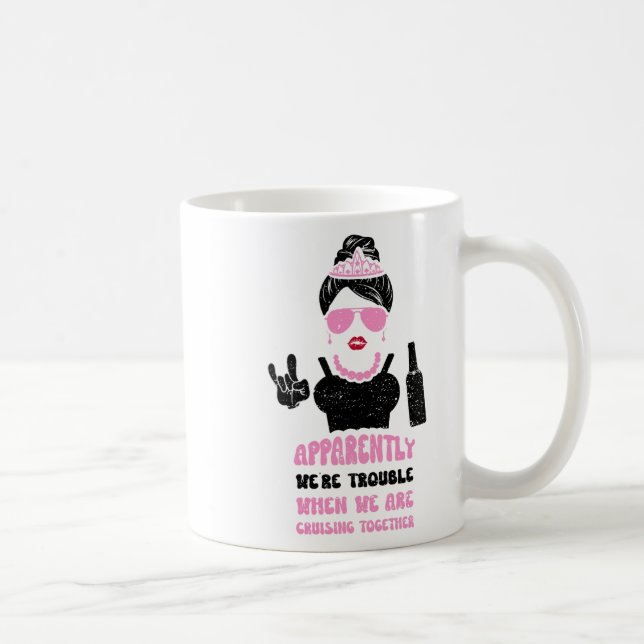 Brudtjänst Uppenbarligen Är Vi Problem När Vi Är K Kaffemugg (Höger)