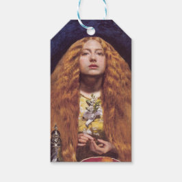 Brudtjänsteflickan (av John Everett Millais) Presentetikett