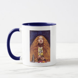 Brudtjänsteflickan, c.1851 av John Everett Millais Mugg