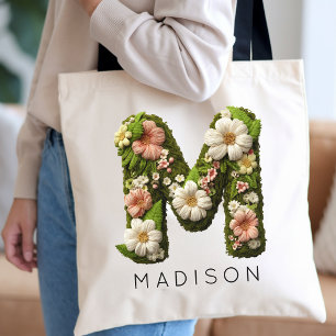 Brudtjänstflicka   Rustik trädgårdsmonogram Mors d Tygkasse