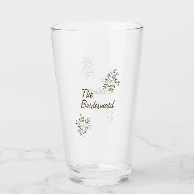 Brudtjänstglaset Glaskopp (Framsida)