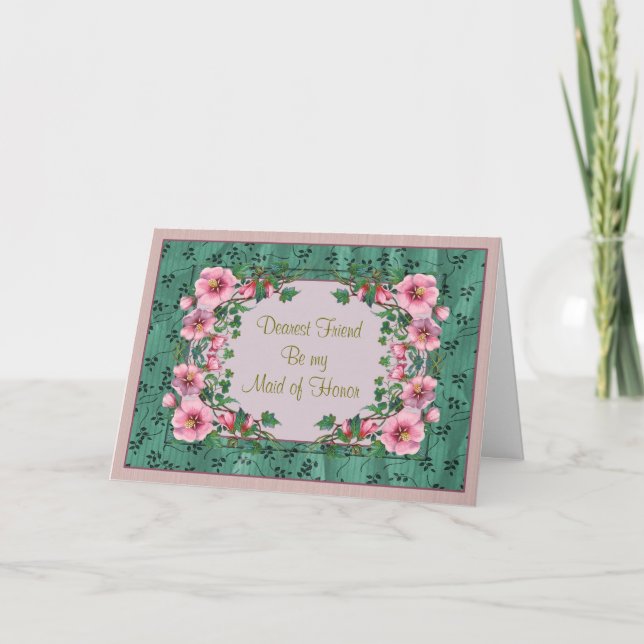 Brudtjänstinvitation Inbjudan (Framsida)