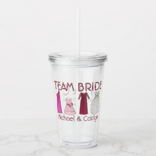Brudtjej Bröllop Bröllopsfest Brudtärna Klänningar Take Away Mugg