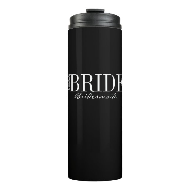 Brudtjej Brudtärna Bröllopsfest Termisk Tumbler (Framsida)