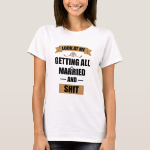 Brudtjej Shirt Berusad Sängvätning Bröllop T