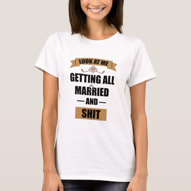 Brudtjej Shirt Berusad Sängvätning Bröllop T (Framsida)