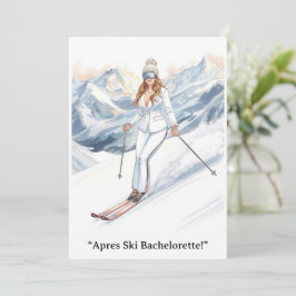 Brudtjej Weekend på Skidbacken Brud på Backarna Inbjudningar