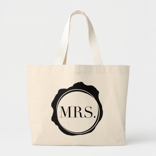 Brudtotehandbag Jumbo Tygkasse (Framsidan)