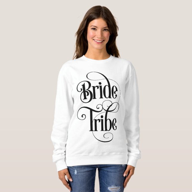 Brudtribåtröja T Shirt (Hel framsida)