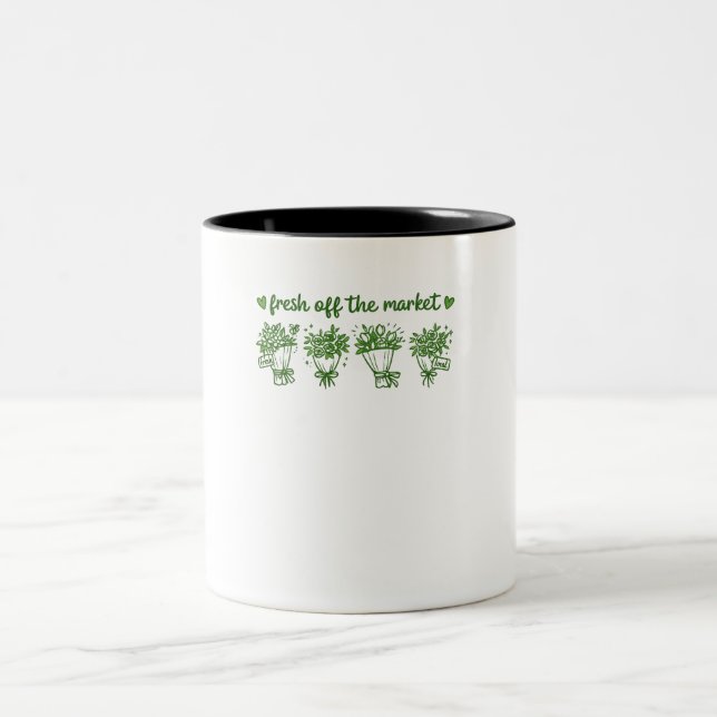 Brudtröjor, Brudlagströja, Möhippa T-shirt Två-Tonad Mugg (Center)