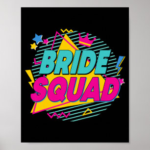 Brudtrupp 90s Bach Crew Öken Brudfest Match Poster