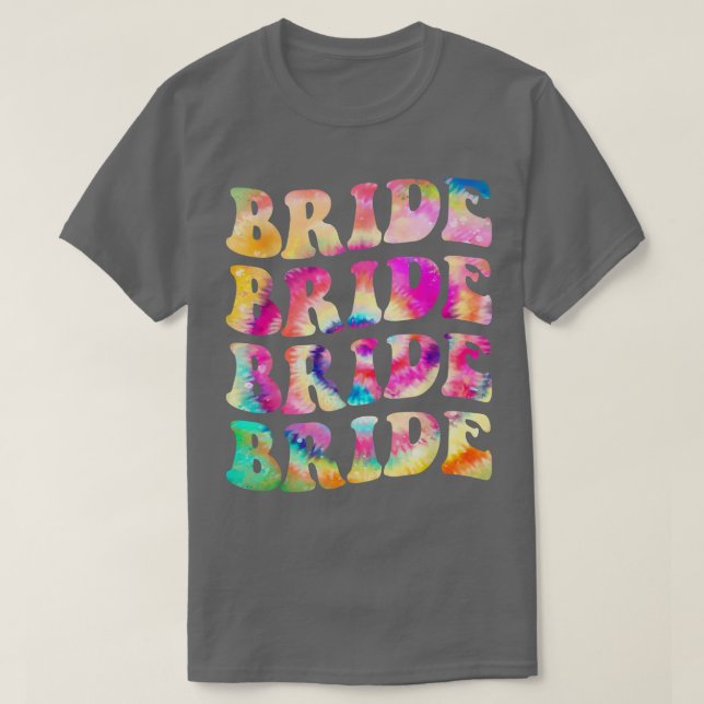 Brudtrupp Leopard Bröllopsfest Brud Brud T Shirt (Design framsida)