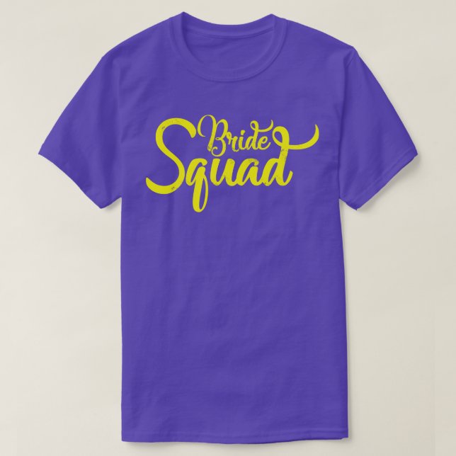 Brudtrupp Söt möhippa Bröllopsfest Grupp Party T Shirt (Design framsida)