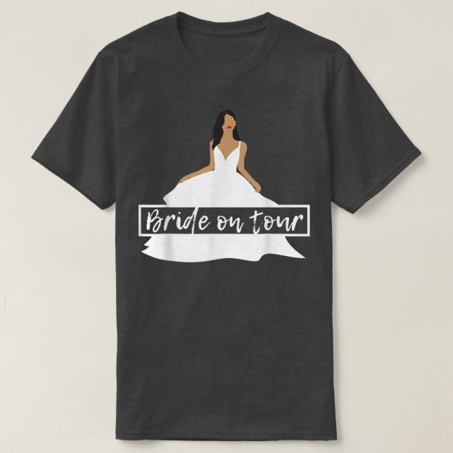 Brudtur Bröllop Sjungbrudens T-Shirt (Design framsida)
