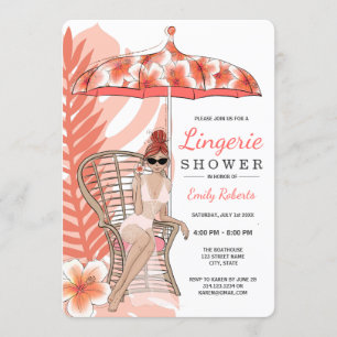 Brudunderkläder Rödhårig Brud Inbjudningar
