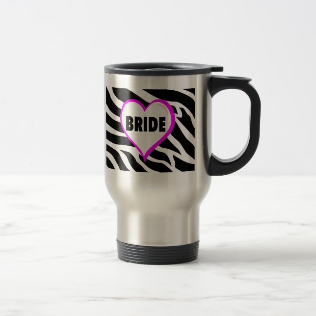 Brudzebra ränder resemugg (Höger)