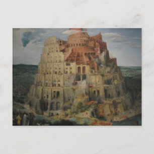 Bruegels Torn i Babel Vykort