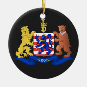 Bruges* Belgien julprydnad Julgransprydnad Keramik