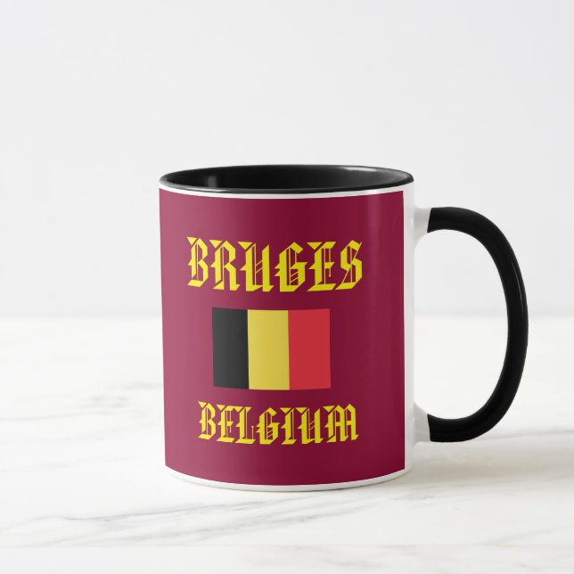 Bruges Belgien klassikermugg Mugg (Höger)