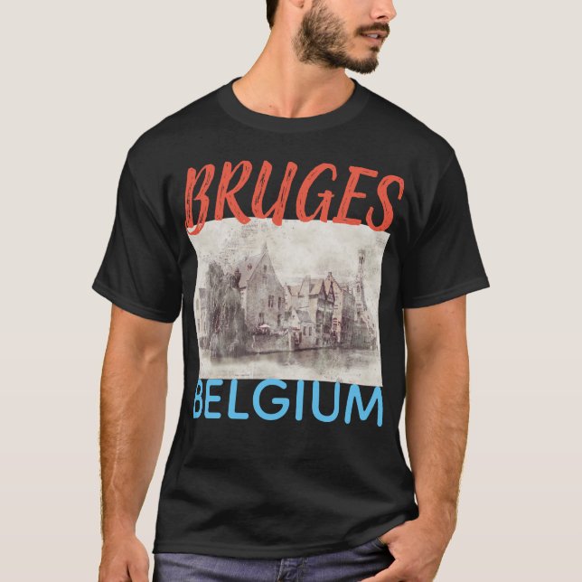 Bruges Belgien, kvinnor T Shirt (Framsida)