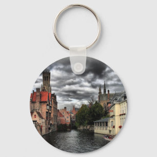 Bruges Belgien Nyckelring