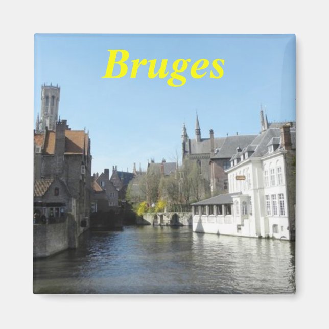 Bruges Belgium magnet (Framsidan)