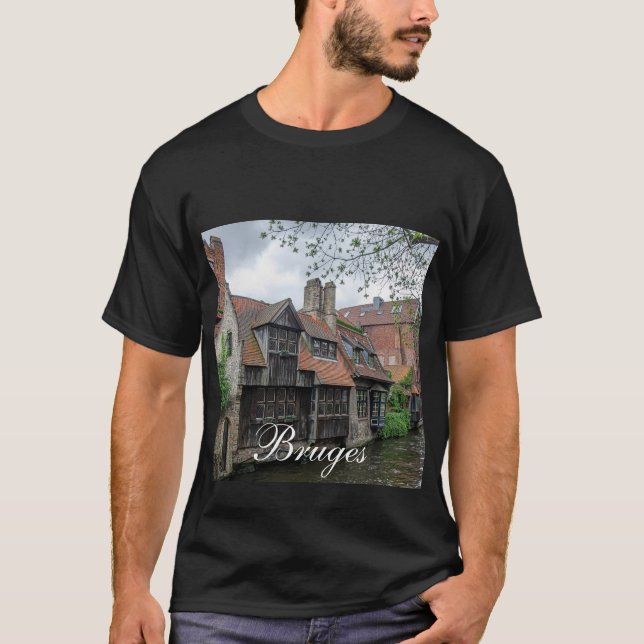 Bruges-staden i Belgien T Shirt (Framsida)