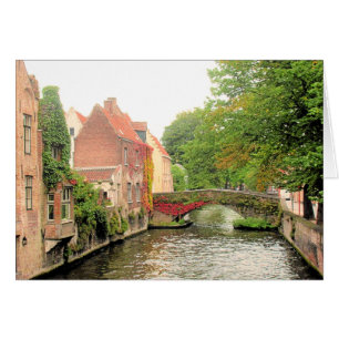 BRUGGE BELGIEN HÄLSNINGSKORT