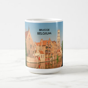 BRUGGE BELGIEN KAFFEMUGG