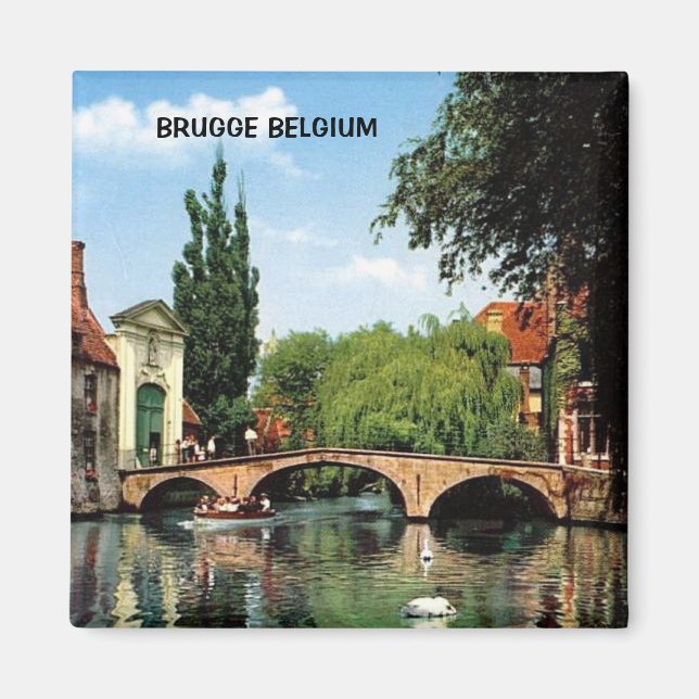 BRUGGE, BELGIEN MAGNET (Framsidan)