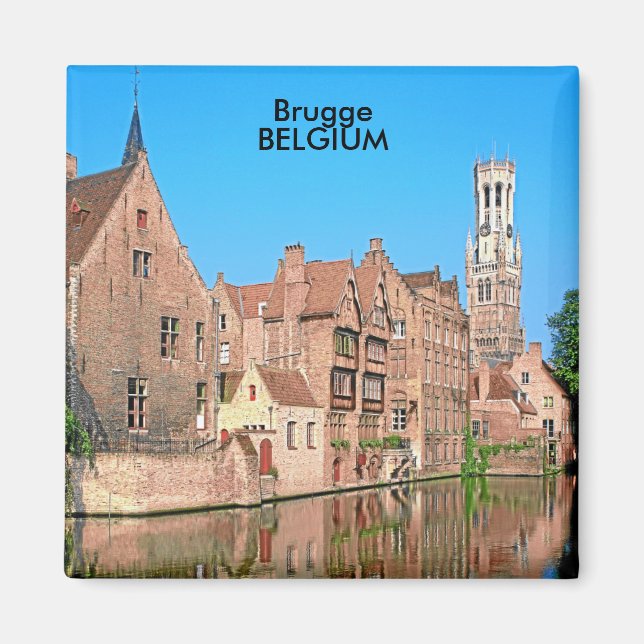 BRUGGE, BELGIEN MAGNET (Framsidan)