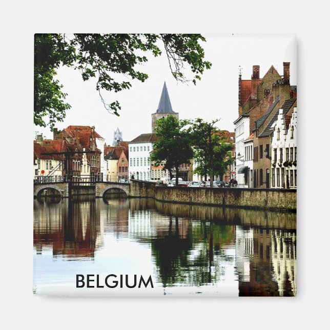 BRUGGE, BELGIEN MAGNET (Framsidan)